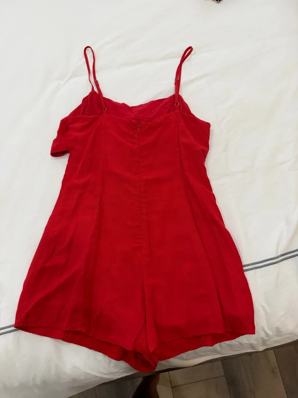 Impeccable Pig Red Romper - Image 2