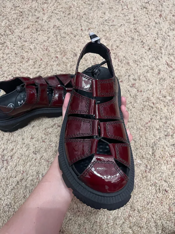 Miista burgundy sandals Red Size 6.5 - Image 3