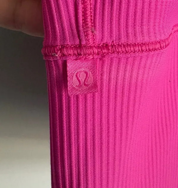 Lululemon Power Pivot Tank Top Ribbed Sonic Pink - Image 3