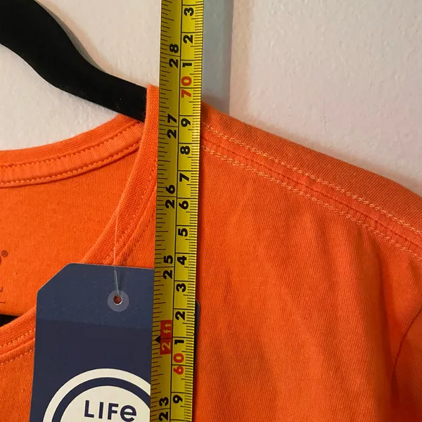 NWT Life Is Good Crusher-Lite Orange Fall Creek Falls Tennessee T-Shirt Large - Image 8