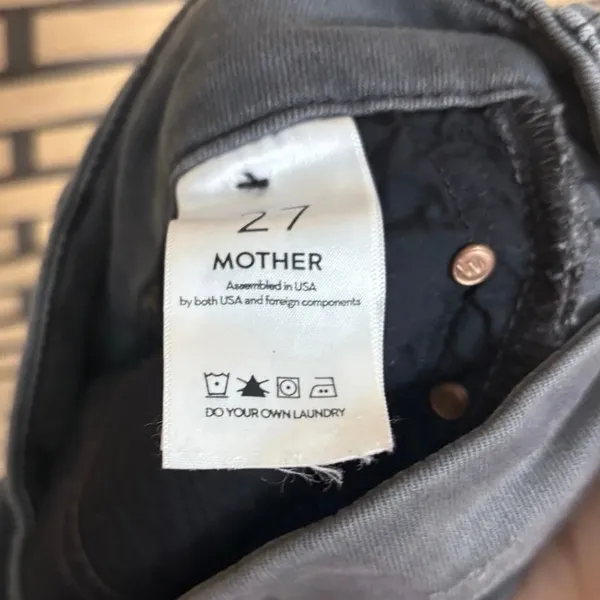 Mother‎ Gray Looker Ankle Fray Jeans 27 - Image 7