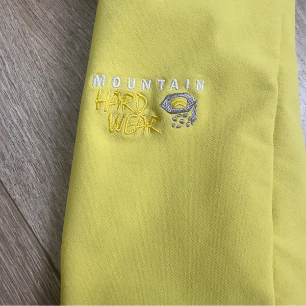 Mountain Hardwear Front Zip Jacket Women’s Size Medium Yellow - Image 4
