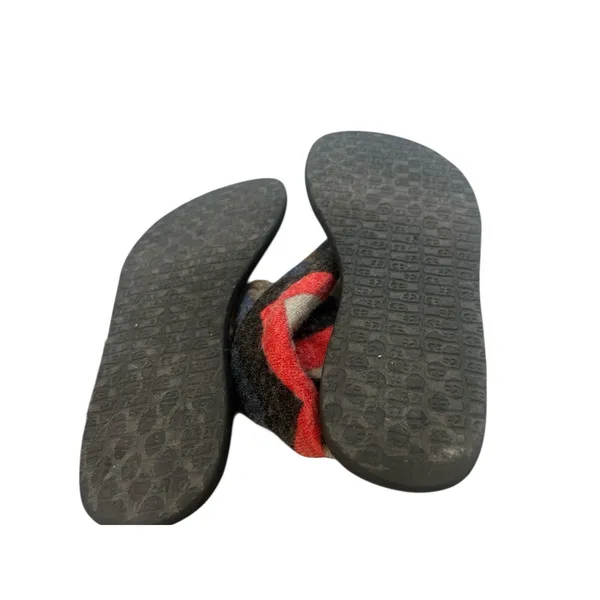 Sanuk Women's Yoga Sling Sandals Red Black Chevron Shoes Yoga Mat Size‎ 7 - Image 5