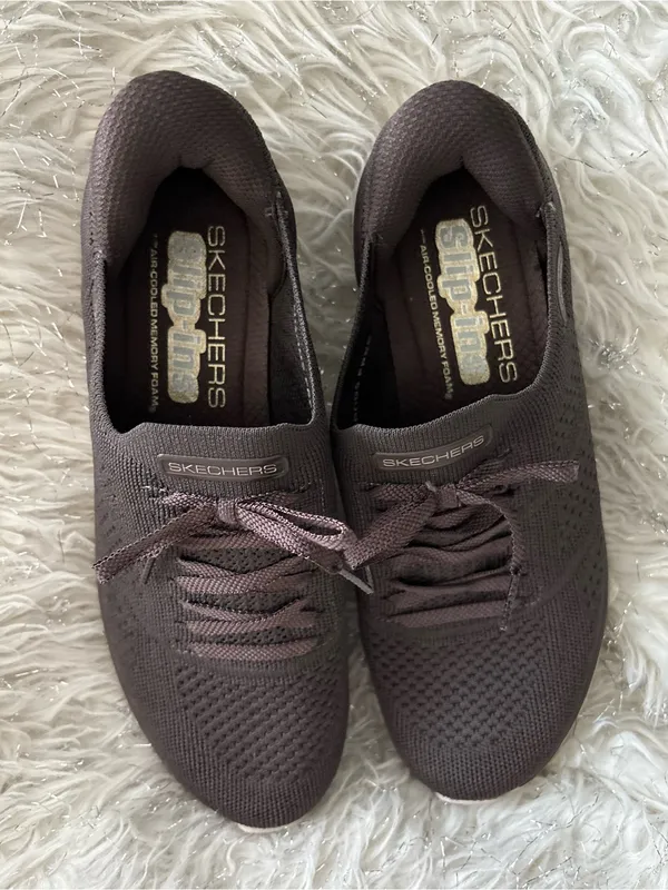 Skechers Hands Free Slip-Ins Women’s Chocolate Sneakers Size US8.5 UK5.5 EU38.5 - Image 10