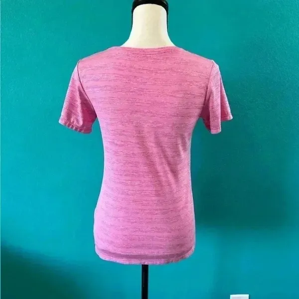 The Nike tee dri-fit pink athletic cut tee shirt in size small - Image 2