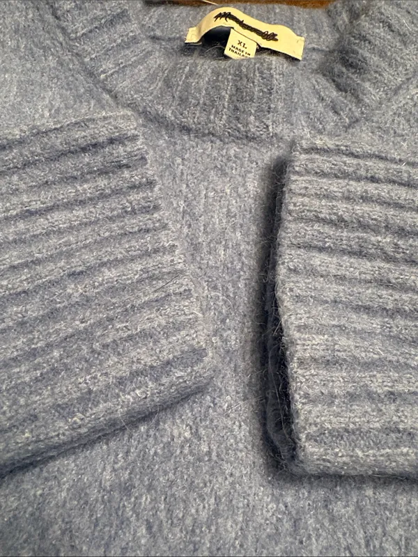 Madewell Crewneck Sweater wool alpaca blend Size XL ( See measurements) NWT - Image 5