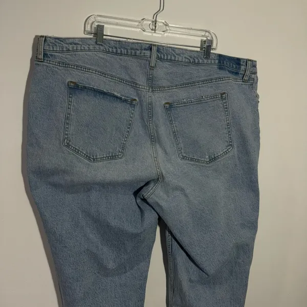 Abercrombie & Fitch Curve Love Ultra High Rise 90s‎ Straight Jean Size 24 Long - Image 6