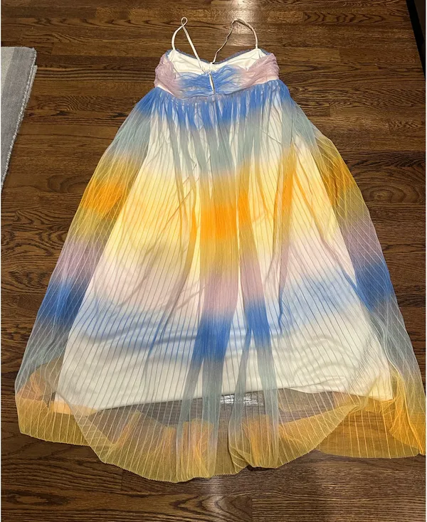 Revolve Rainbow Ombré Gown - Image 2
