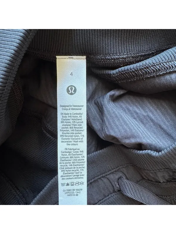 Lululemon Dance Studio Short High Rise 3.5” Black Size 4 NWT - Image 5