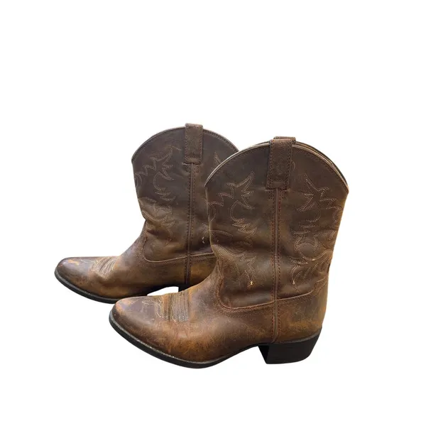 Ariat Womens Ankle Leather Western Boots Size 4 SKU 6851 - Image 4