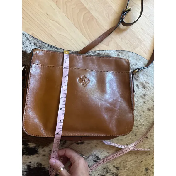 Patricia Nash Nazaire crossbody‎ bag Brown Leather - Image 16