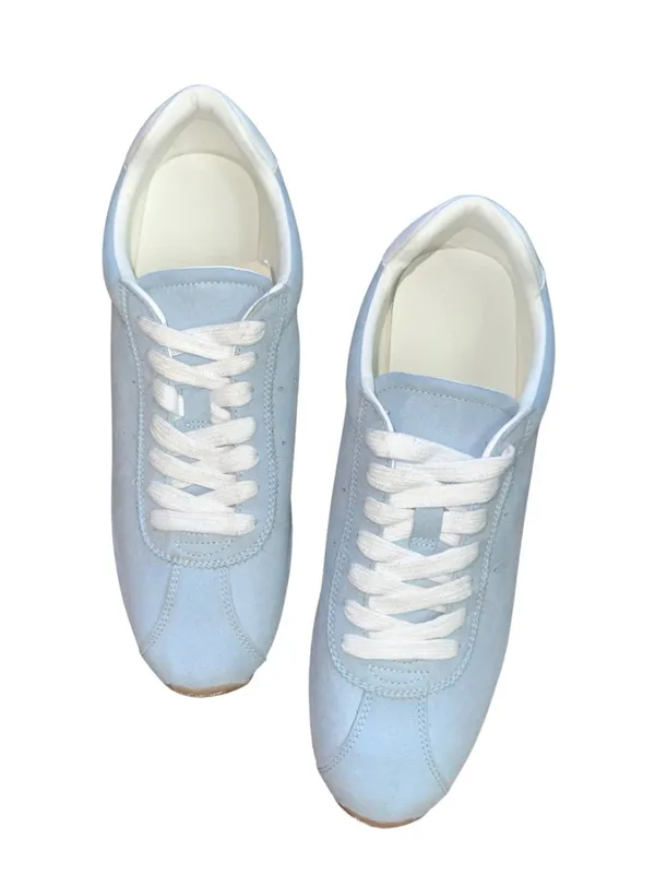 Universal Threads JoJo Suede Blue Sneakers Retro Boho It-Girl Size 11 NWT - Image 4
