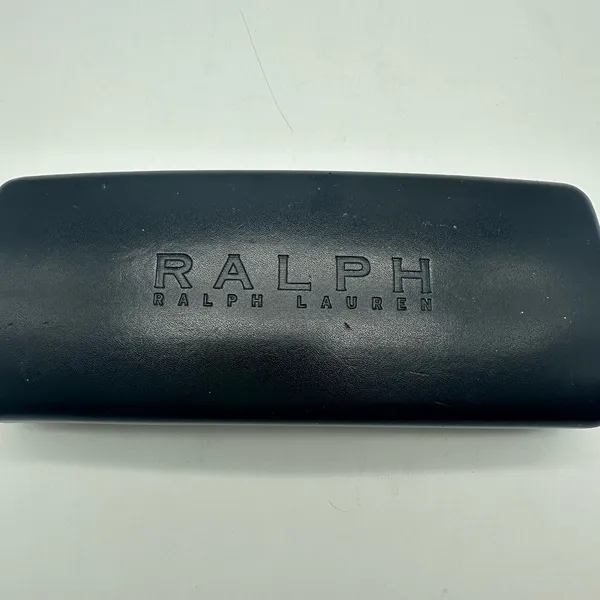 Ralph Lauren Glasses Case Black Leather Hard Clamshell Eyeglasses Case - Image 2