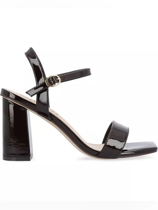 Journee Collection Women's Tivona Square Toe Block Heel Dress Sandals Size 9 - Image 6