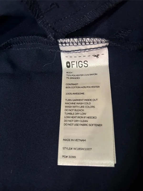 FIGS Bellery Scrub Jacket for Women - Navy classic bomber jacket Size XXS - Image 11