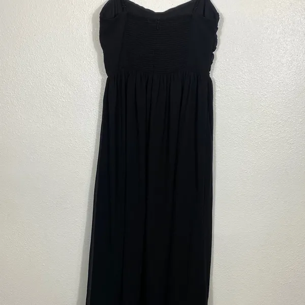 Aritzia Elegant Black Midi Dress Size 8 - Image 9