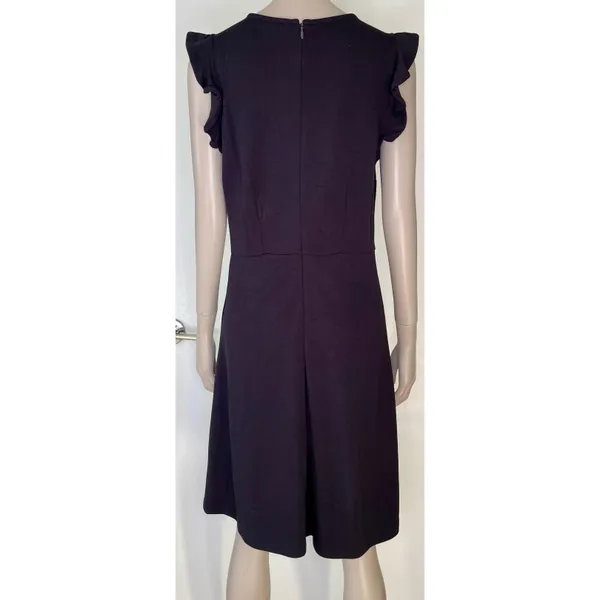 Old Navy Black Sleeveless Ruffle Trim Sheath Dress - Image 5