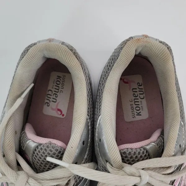 New Balance Womens Susan G Komen WW665KM Size 8 Gray Breast‎ Cancer Sneakers - Image 6
