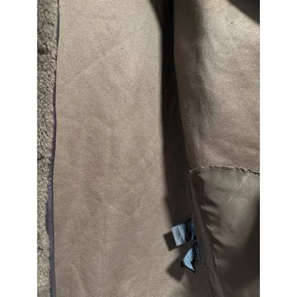 H&M Brown Faux Sherpa Snap Button Jacket S - Image 6