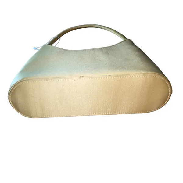 NWT Preston & York Gold Satin Shoulder Bag Rhinestone‎ Handle Y2K Evening Purse - Image 5
