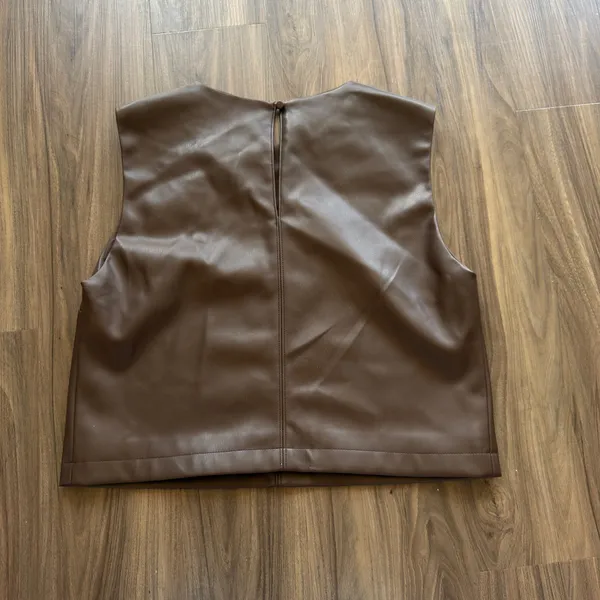 Abercrombie Faux Leather Tank - Image 4