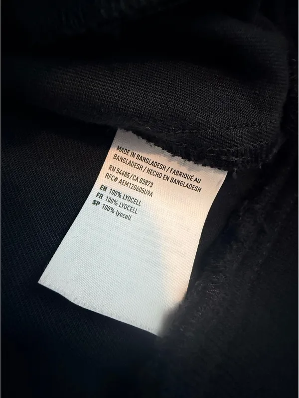 American Eagle Women’s XL Black Lyocell Moto Jacket Asymmetrical Zip - Image 5