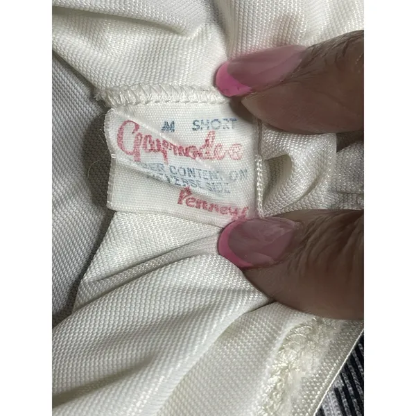 Vtg SILKY NYLON White LACE GAYMODE HALF SLIP Size S‎ Penney's E0126 - Image 2
