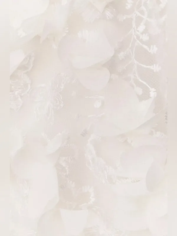 Helsi Riley Floral Appliqué Bridal Mini Dress Anthropologie - Image 4