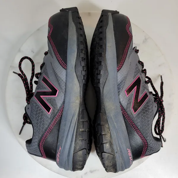 New Balance RevLite Shoes 8 Gray Pink Composite Toe Slip Fuel Resistant 589V1 - Image 11