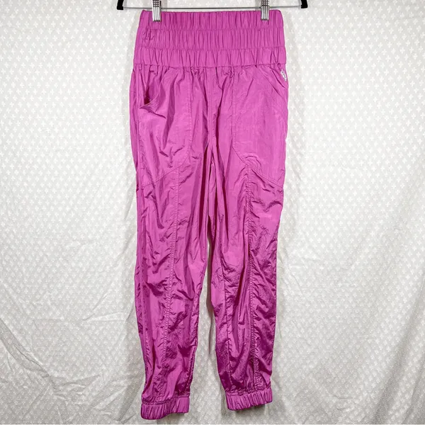 Free People Movement Pink The Way Home Windbreaker Jogger‎ Pants - Image 2