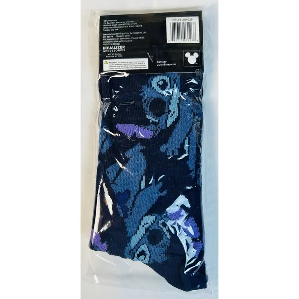 New Lilo & Stitch Crew Socks Women's Size 9-13 Colorful Novelty Fun Disney Movie - Image 6