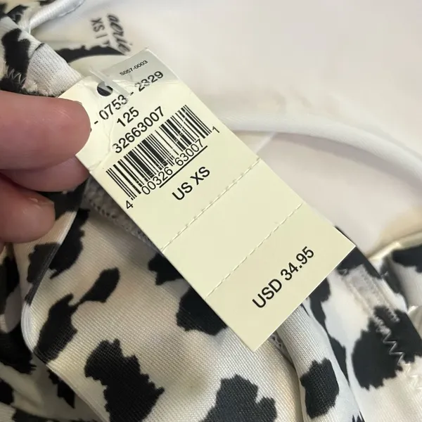 Aerie Leopard Print Scoop Bikini Top NWT – XS - Image 3