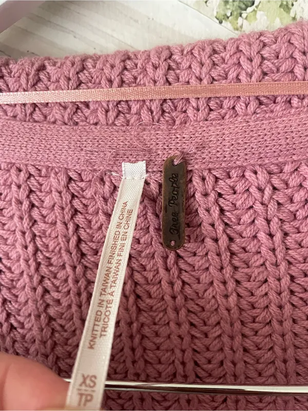 Free People Swim Too Deep Cardigan in Smoked Pink Size XS - Image 5