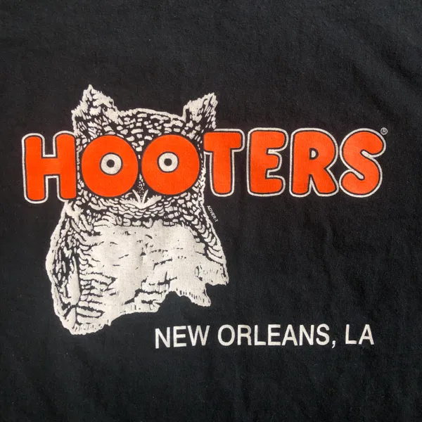 Oversized Hooters Tee Graphic T Shirt New Orleans - Image 9