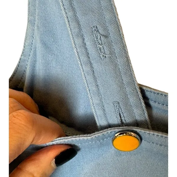 Color‎ Me Courtney Dress Womens 0 Blue Denim Alle Utility Fit And Flare Mini - Image 7