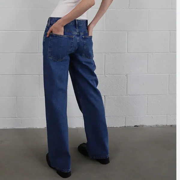 ETICA Stanton Relaxed Wide Leg Denim Jeans in Fistral Size 29 x 29 NWT - Image 2