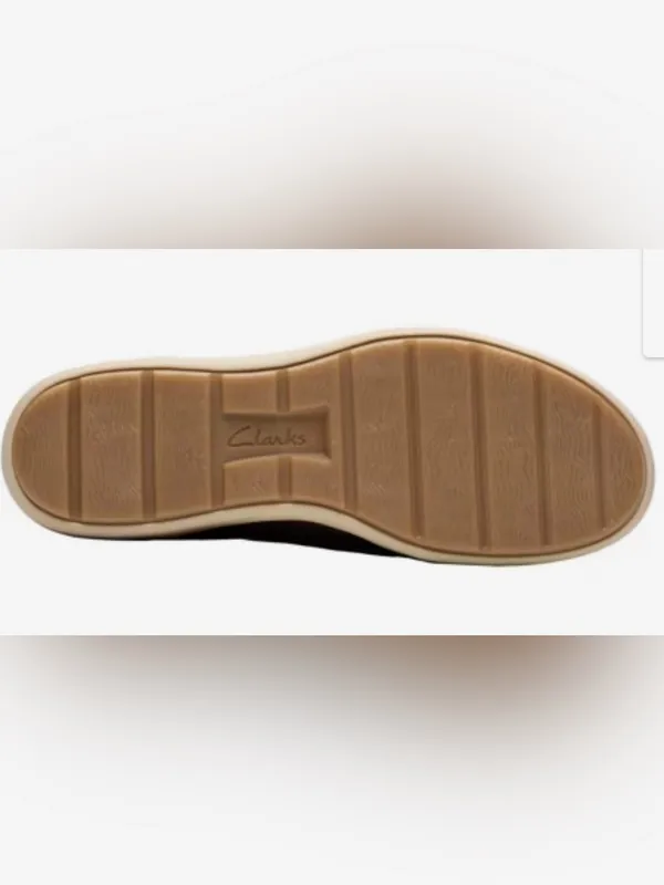 Clarks Women’s Metallic Bronze Low-Top Sneaker with Side Zip Size 8.5 - Image 5