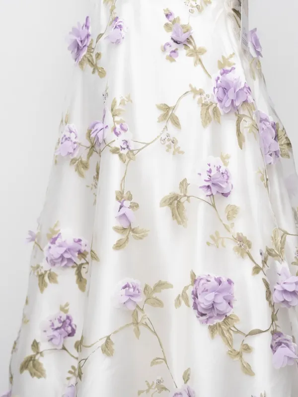 TLC Say Yes - 3D Floral Embellished Sweetheart Ball Gown - Image 13