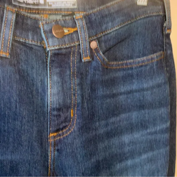 Carhartt Women’s Jeans Slim Fit Dark Wash Cotton Blend Size‎ 6 Short - Image 2