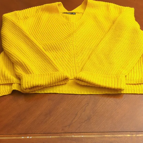 Mango V Neck Sweater Size S - Image 4