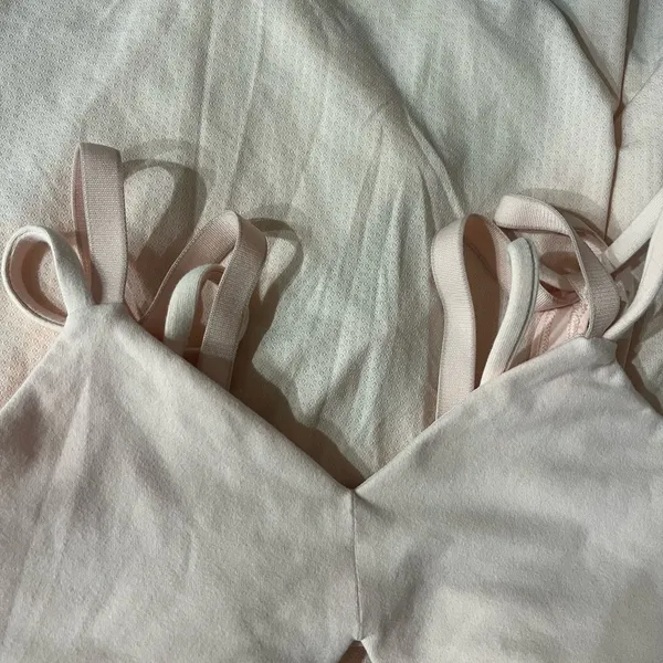 Lululemon Athletica Pink Asymmetrical Backless Tank Top - Image 8