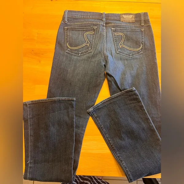 Rock & Republic Blue Flare Wide Leg Jeans - Image 7
