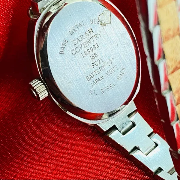 Sarah Coventry Gold Silver Tone Ladies Watch‎ for repair - Image 2