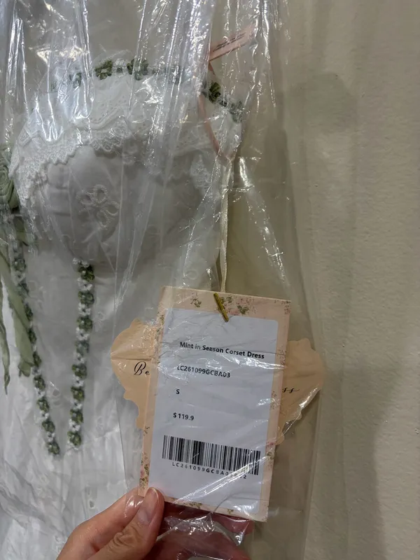 NEW LaceMade Mint in Season Corset Dress Size S - Image 9
