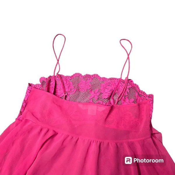 Victoria's Secret Vintage Pink Babydoll‎ Slip - Image 5