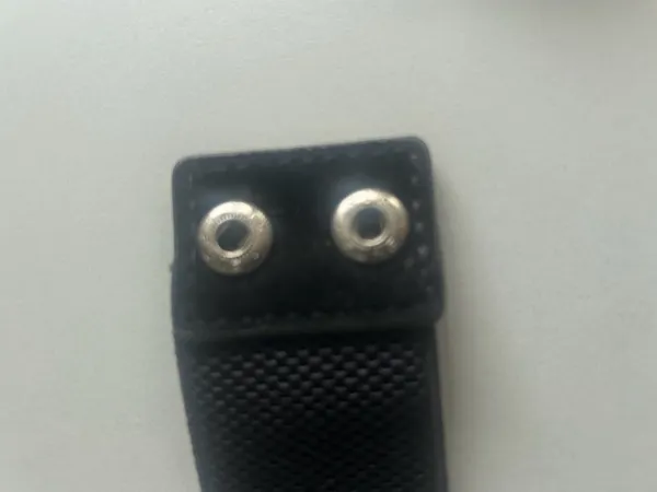 Black & silver glitter belt - Image 4