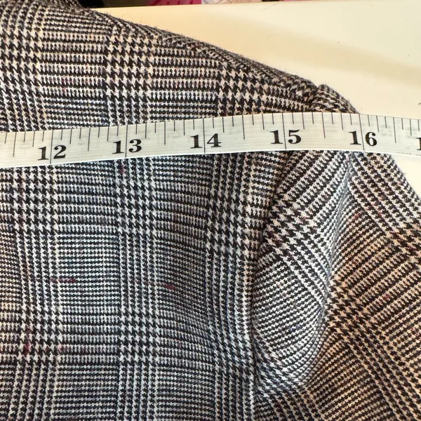 Saylor by Free People Plaid Blazer Women S Glen Check Longline Tailored Jacket - Image 10