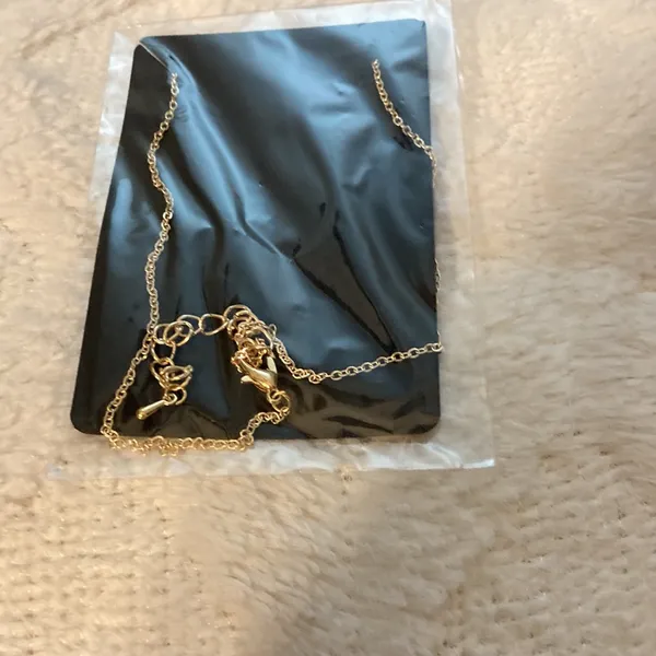 Personality Year 1990 Sterling Chain Gold Pendant Gift Necklace 19 inch - Image 3