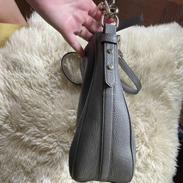 ♠️kate spade Mulberry street Vivian hobo bag in iced slate gray detachable strap - Image 11