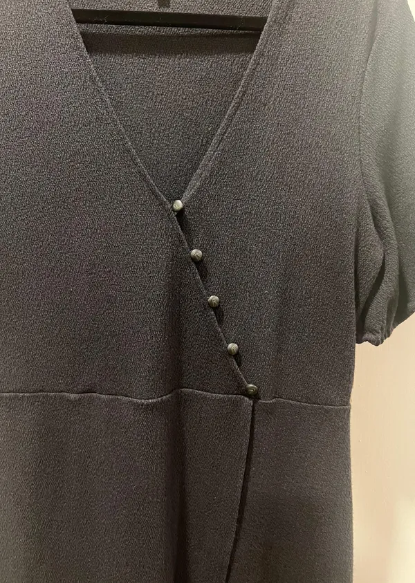 Madewell NWOT  Cross-Front Button Dress - Image 4